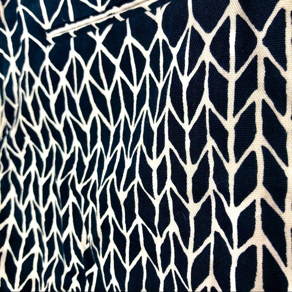 Gap canvas chino shorts herringbone navy size 4 - Picture 5 of 9